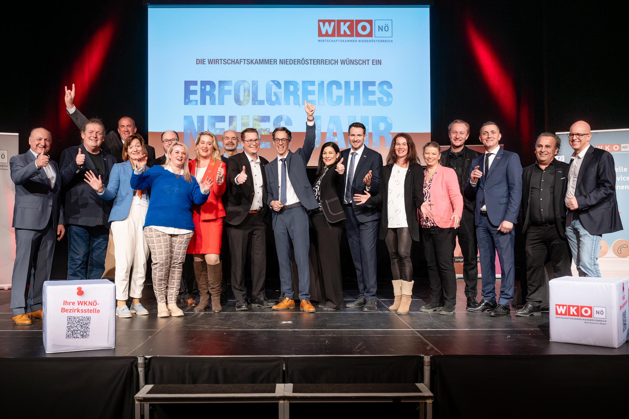 Gruppenfoto beim Neujahrsauftakt der Wirtschaftskammer Niederösterreich